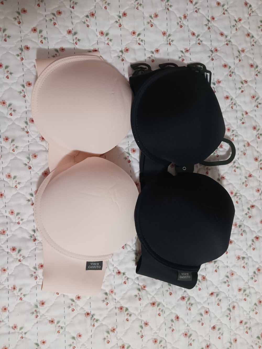 Vince Camuto 2-Pack Underwire Bras Black & Pink Size 36C New